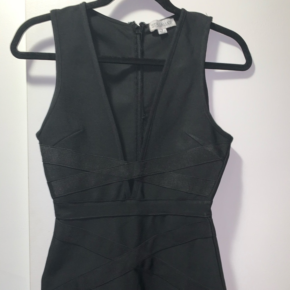 Black Sexy Bandage dress